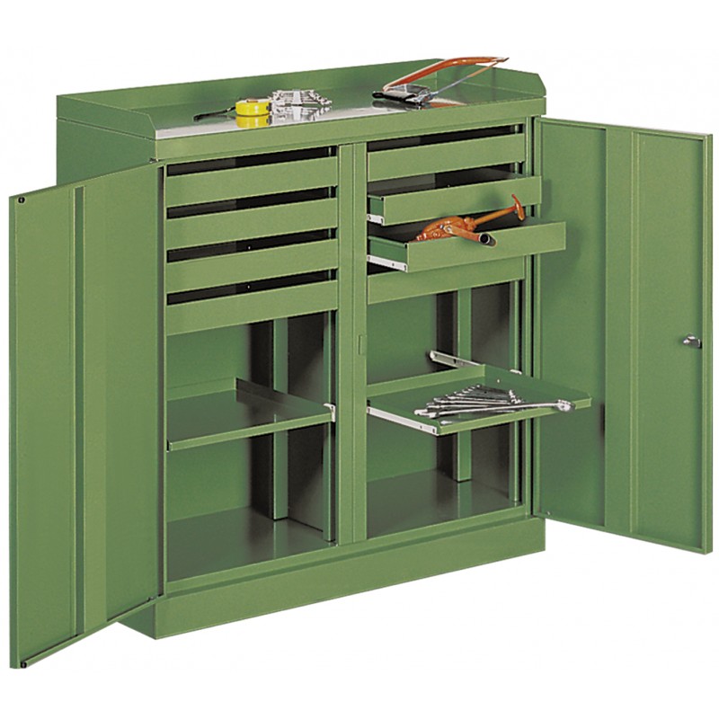 Armoires d'atelier basses métalliques Akaze