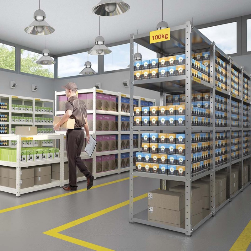 Metal shelving for Akaze