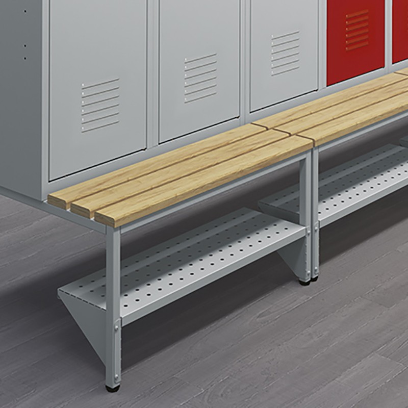 Base and bench for wardrobe