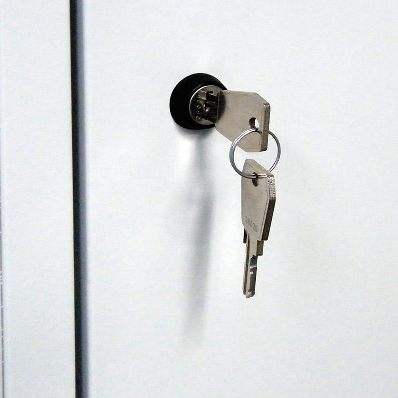 Keyed cabinet lock